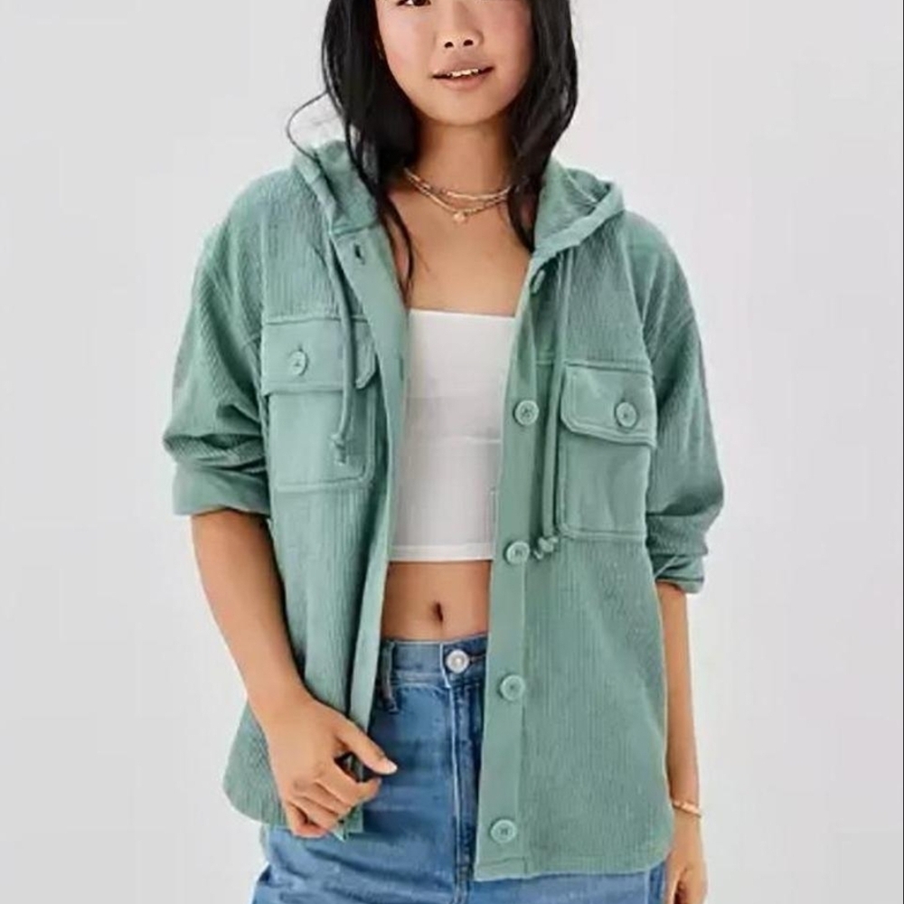 American Eagle Outfitters Sage Utility Jacket